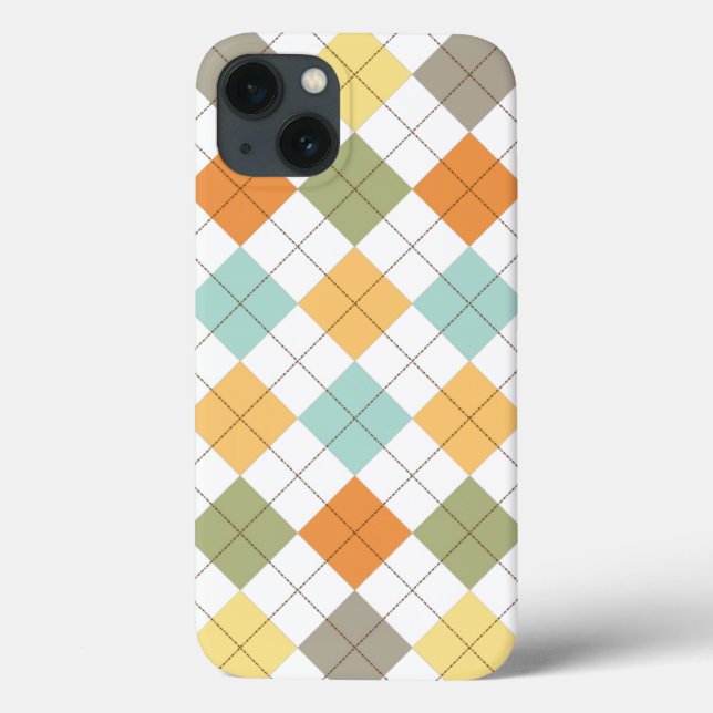 Funda De Case-Mate Para iPhone Estuche Retro Diamond Pattern iPad Mini (Reverso)