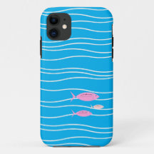 Estuche Retro Fish Funda-Mate para iPhone