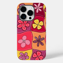 Estuche Retro Flowers Phone