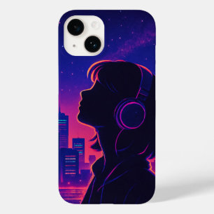 Funda Para iPhone 14 De Case-Mate Estuche Retro Futuritic Chica para iPhone / iPad