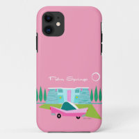 Estuche Retro Pink Palm Springs para iPhone / iPad