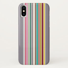 Funda Para iPhone X Estuche Retro Stripe Pattern iPhone / iPad