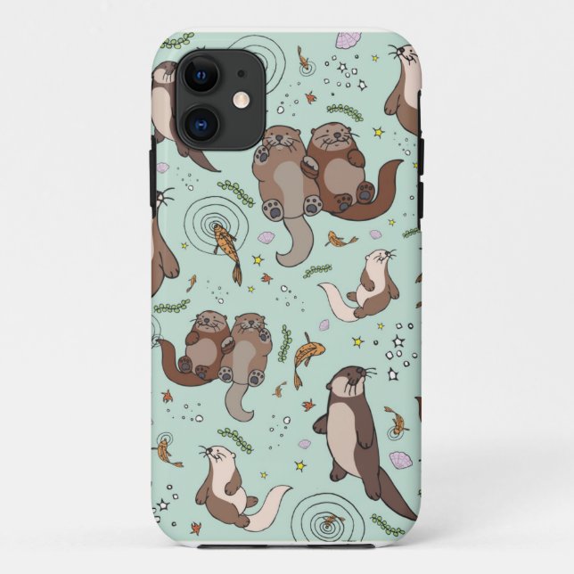 Funda De Case-Mate Para iPhone Estuche Sea Otter Phone (Reverso)
