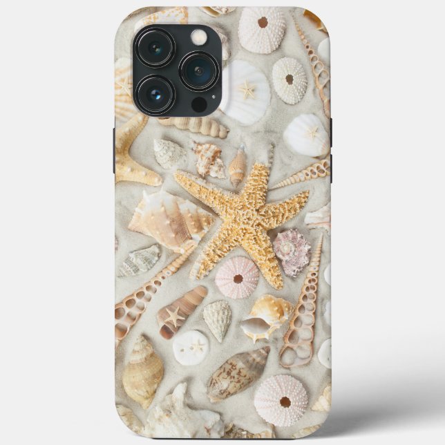 Funda De Case-Mate Para iPhone Estuche Seashells para iPhone (Reverso )