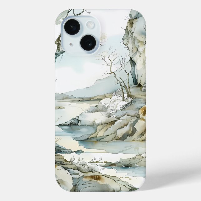 Funda De Case-Mate Para iPhone Estuche Serene Winscape Phone (Reverso )