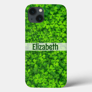 Funda Para iPhone 13 Estuche Shamrock Add Name Funda-Mate para iPhone