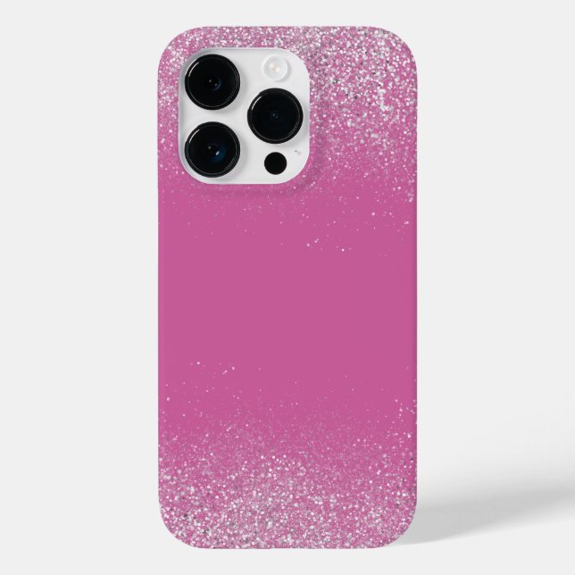 Funda De Case-Mate Para iPhone Estuche Silver Dust and Pink Phone (Reverso )