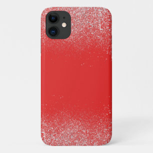 Funda Para iPhone 11 Estuche Silver Dust and Red Phone