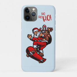 Funda Para iPhone 11 Pro Estuche Skateboard Santa iPhone
