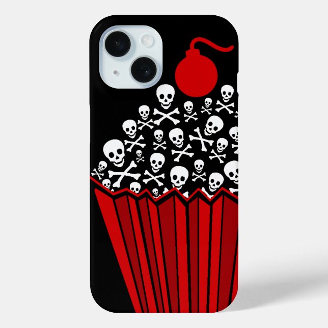 Funda De Case-Mate Para iPhone Estuche Skull Cupcake Funda-Mate para iPhone (Reverso )