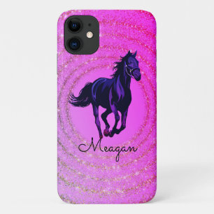 Funda Para iPhone 11 Estuche Sparkle Horse iPhone / iPad