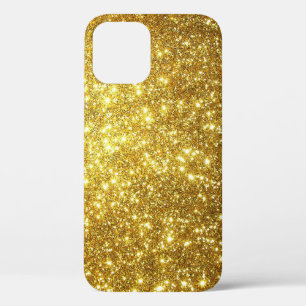 Funda Para iPhone 12 Estuche Sparkling Gold Purpurina para iPhone / iPa