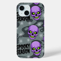 Estuche Spooky Skeleton Skull Halloween para iPhon