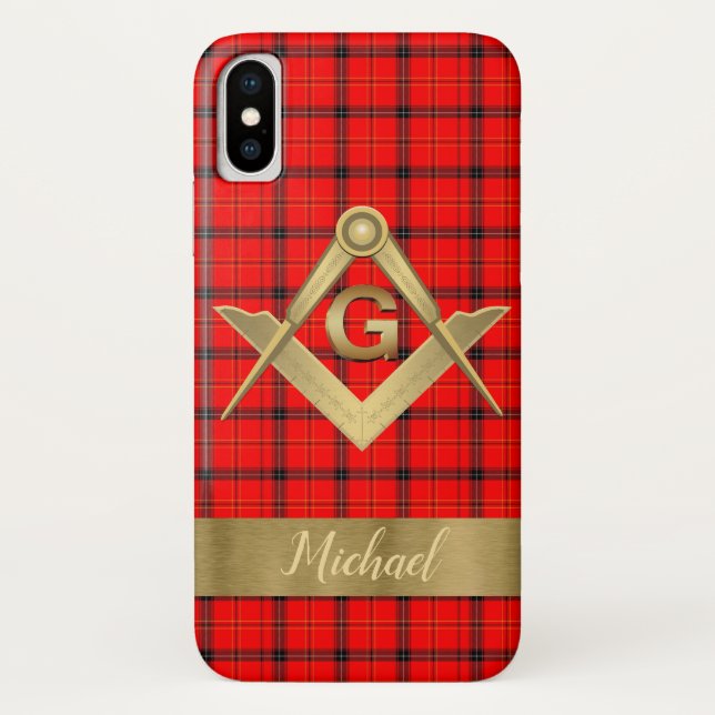 Funda De Case-Mate Para iPhone Estuche Square y Compass Monogrammed iPhone / iPad (Reverso)