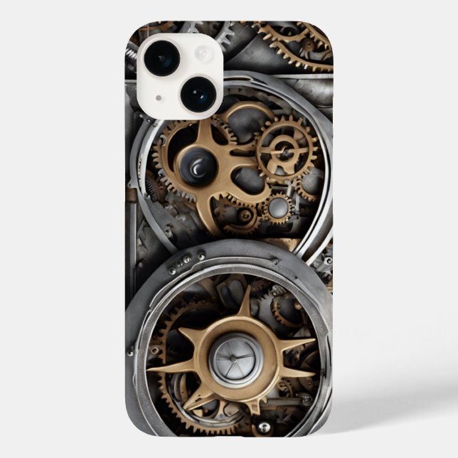 Funda De Case-Mate Para iPhone Estuche Steampunk para iPhone (Reverso )