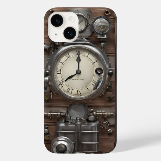 Funda De Case-Mate Para iPhone Estuche Steampunk para iPhone (Reverso )