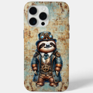 Funda Para iPhone 15 Pro Max Estuche Steampunk Sloth para iPhone / iPad