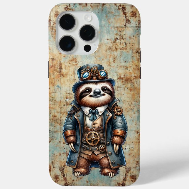 Funda De Case-Mate Para iPhone Estuche Steampunk Sloth para iPhone / iPad (Reverso )