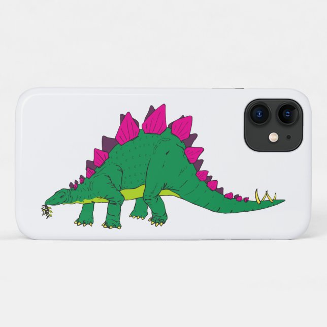 Funda De Case-Mate Para iPhone Estuche Stegosaurus Phone (Reverso (horizontal))