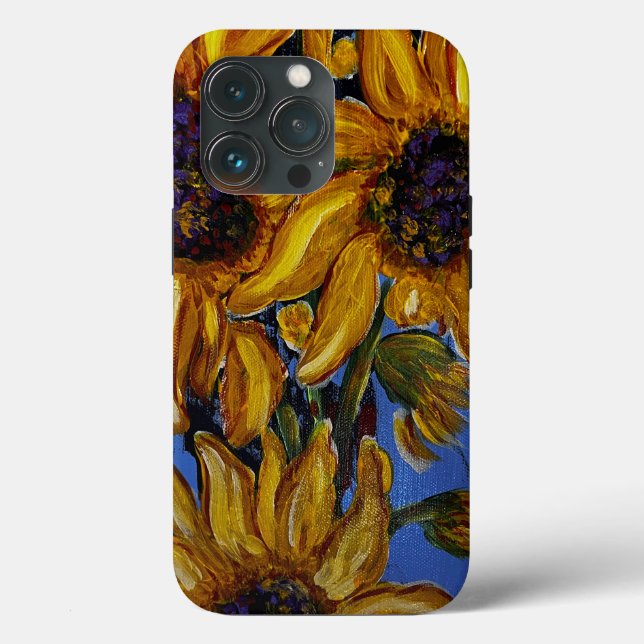 Funda De Case-Mate Para iPhone Estuche Sunflower iPhone / iPad (Reverso )