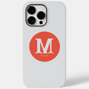 Funda Para iPhone 14 Pro Max De Case-Mate Estuche Sunset Minimal Monograma Funda-Mate para i