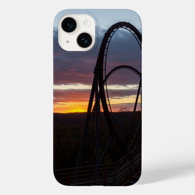 Funda De Case-Mate Para iPhone Estuche Sunset Over Wildfire para iPhone (Reverso )