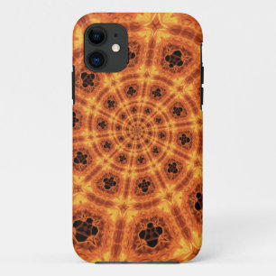 Funda Para iPhone 11 Estuche Swirling Gold Clover Pattern Funda-Mate pa