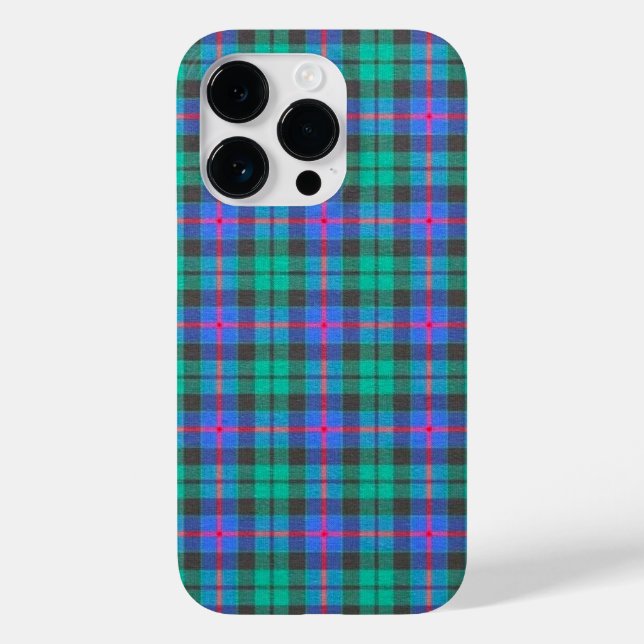 Funda De Case-Mate Para iPhone Estuche Telefónico Tartan Morrison Green Ancient (Reverso )