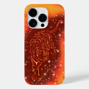 Funda Para iPhone 14 Pro De Case-Mate Estuche Tiger para iPhone corriendo en noche estre