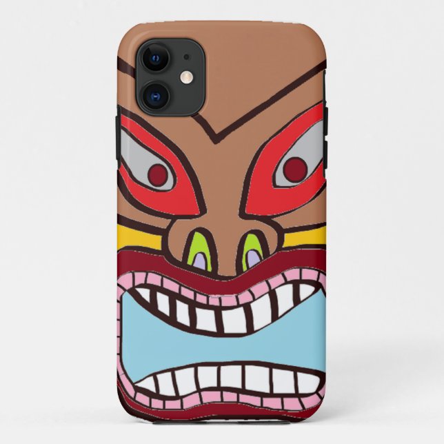 Funda De Case-Mate Para iPhone Estuche Tiki Phone (Reverso)
