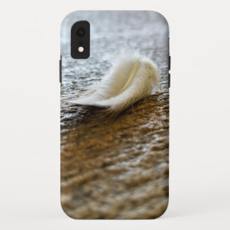 Funda Para iPhone XR Estuche Tiny White Feather Phone