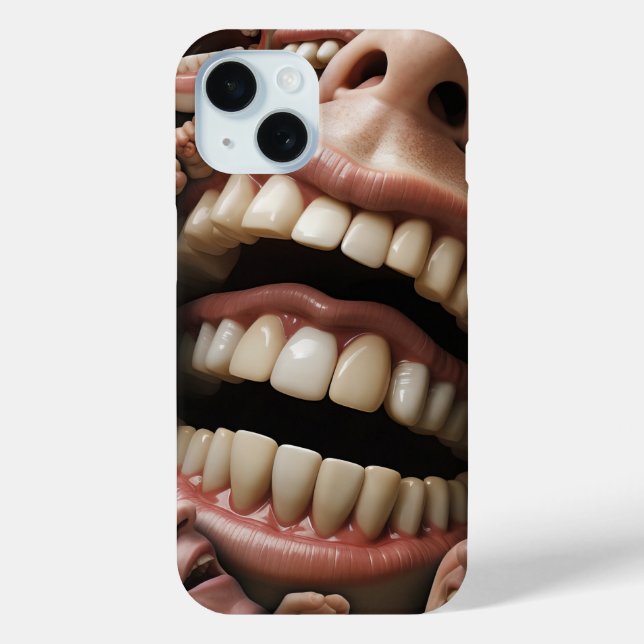 Funda De Case-Mate Para iPhone Estuche Toothy para iPhone (Reverso )