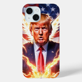 Funda Para iPhone 15 Estuche Trump MAGA 2024 para iPhone First / iPad