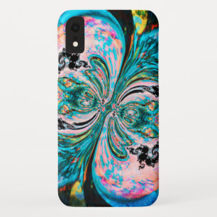 Funda Para iPhone XR Estuche Turquoise Swirl Melt para iPhone / iPad