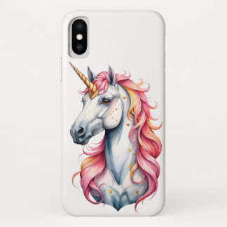 Funda Para iPhone X estuche unicornio para iPhone / iPad