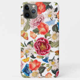 Funda Para iPhone 11 Pro Max Estuche Vintage Floral Phone