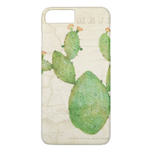 title_seo2 Estuche Vintage Nopal Cactus Watercolor iPhone