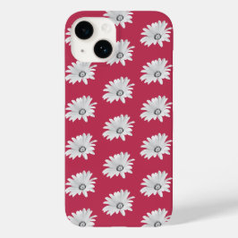 Funda Para iPhone 14 De Case-Mate Estuche Viva Magenta Floral Daisy para iPhone / iP
