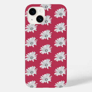 Funda Para iPhone 14 De Case-Mate Estuche Viva Magenta Floral Daisy para iPhone / iP