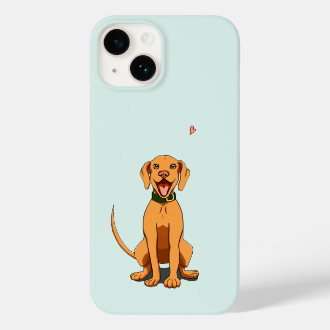 Funda De Case-Mate Para iPhone Estuche Vizsla Love Simplistic Phone (Reverso )