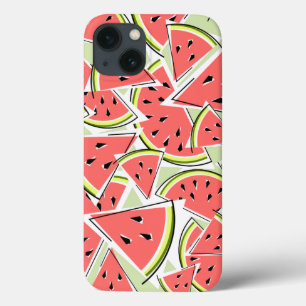 Funda Para iPhone 13 Estuche Watermelon iPad verde