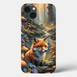 Funda Para iPhone 13 Estuche Whimsical Forest Fox para iPhone / iPad