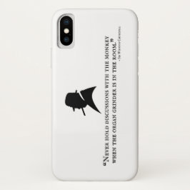 Funda Para iPhone X Estuche Winston Churchill Phone - Cita 16