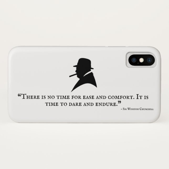 Funda De Case-Mate Para iPhone Estuche Winston Churchill Phone - Cita 23 (Reverso (horizontal))