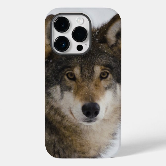 Funda De Case-Mate Para iPhone Estuche Wolf Face para iPhone / iPad (Reverso )