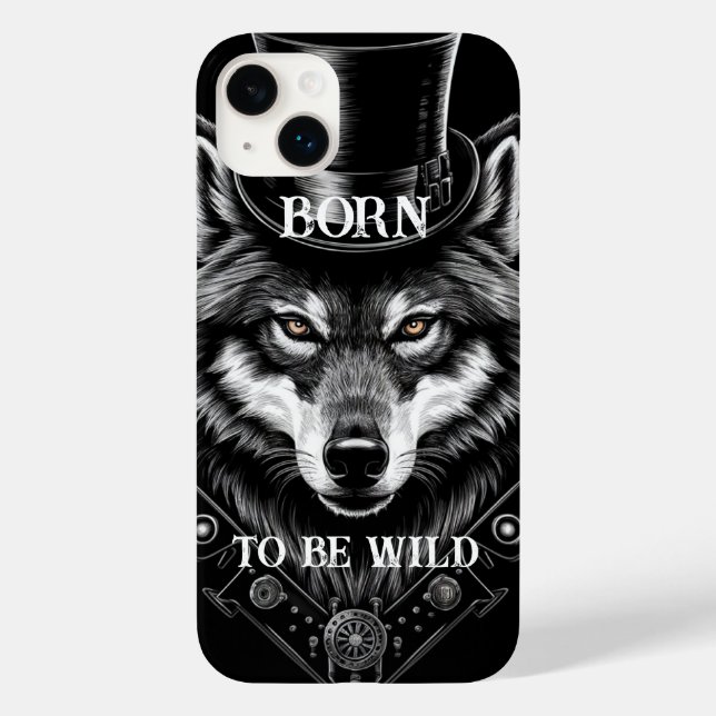 Funda De Case-Mate Para iPhone Estuche Wolf iPhone (Reverso )