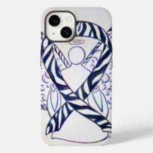 Funda Para iPhone 14 De Case-Mate Estuche Zebra Stripe Awareness Ribbon Angel iPhone