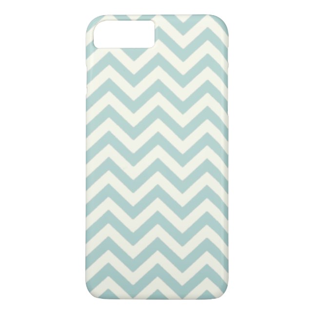 Funda De Case-Mate Para iPhone Estuche Zigzag Phone verde azulado (Reverso)