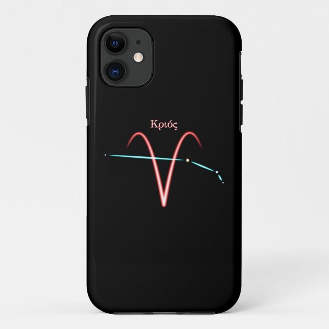 Funda De Case-Mate Para iPhone Estuche Zodiac Constellation Aries para iPhone Fun (Reverso)