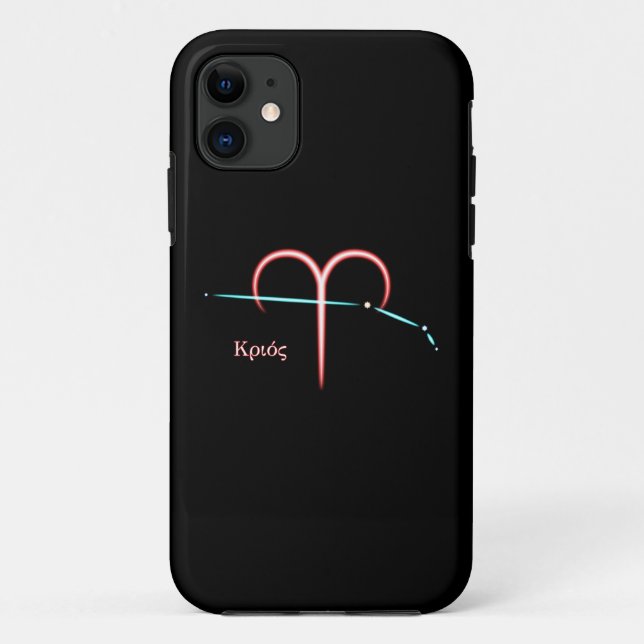 Funda De Case-Mate Para iPhone Estuche Zodiac Constellation Aries para iPhone Fun (Reverso)